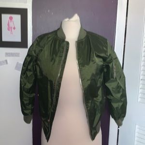 RND Olive green bomber jacket
